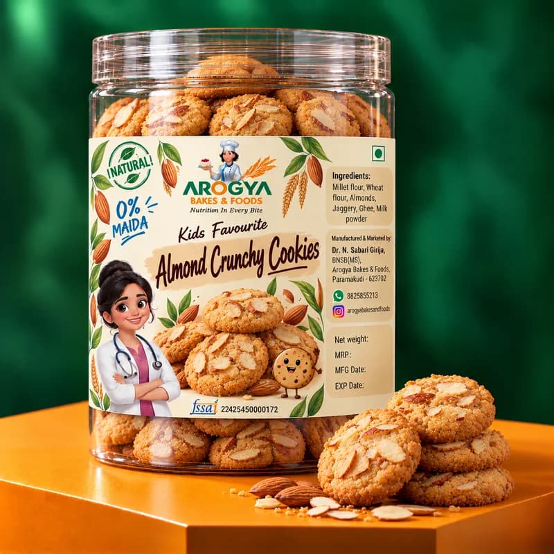 Almond Crunchy Cookies
