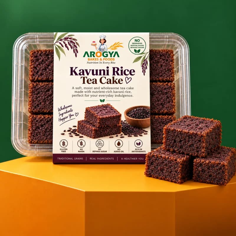 Kavuni Rice Tea Cake