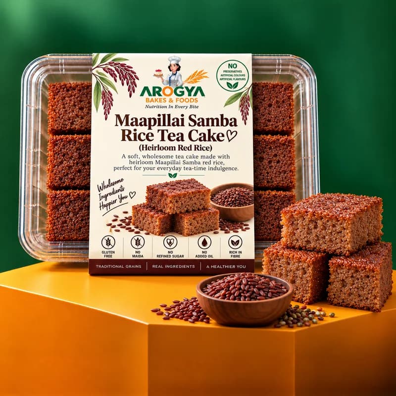 Maapillai Samba Rice Tea Cake