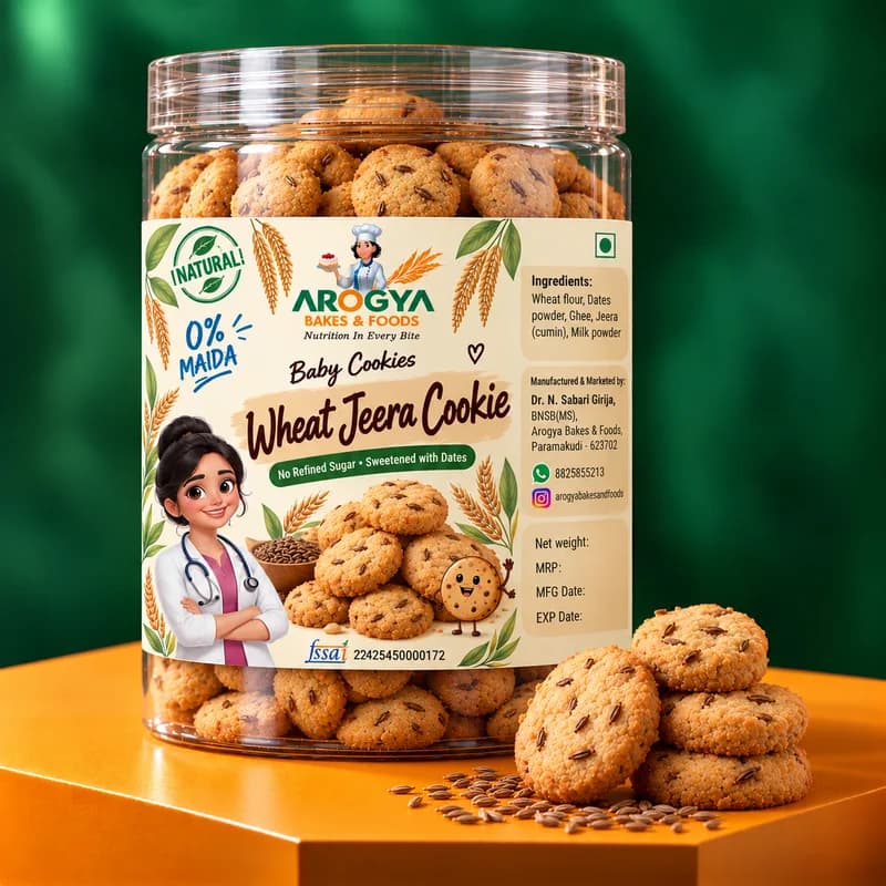 Wheat Jeera Cookie