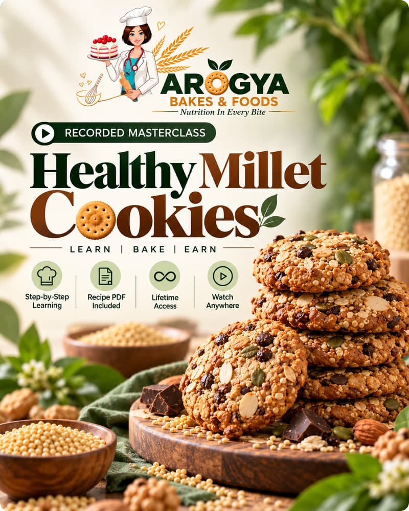Cover of the course Healthy Millet Cookies Masterclass