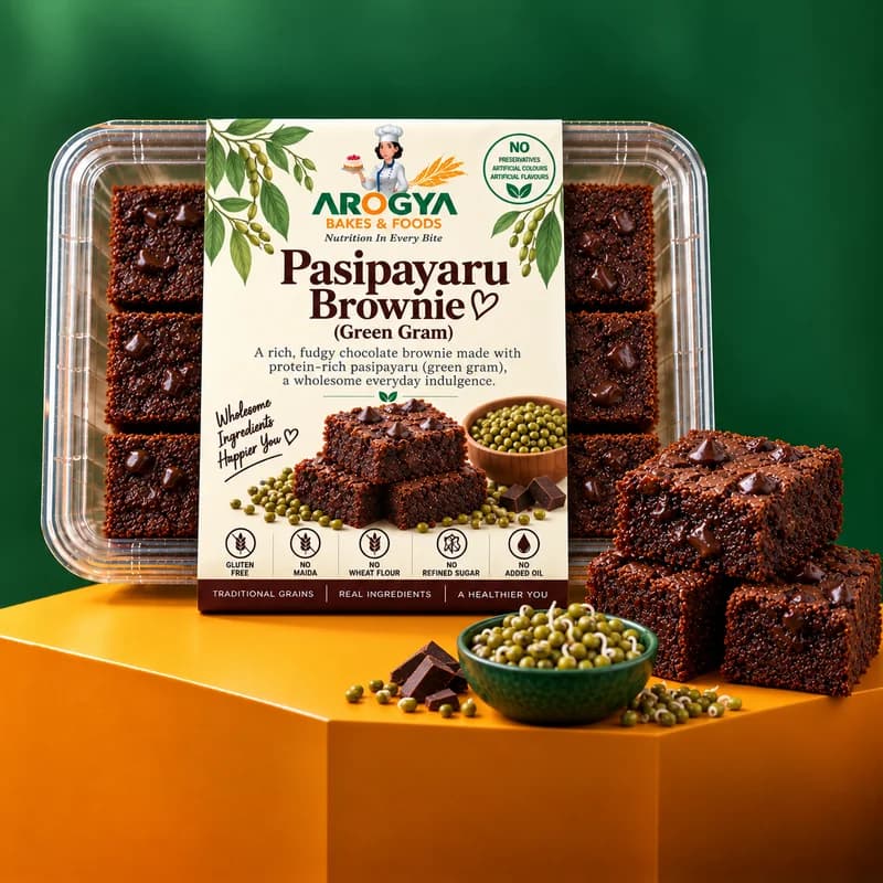 Pachai Payaru Brownie