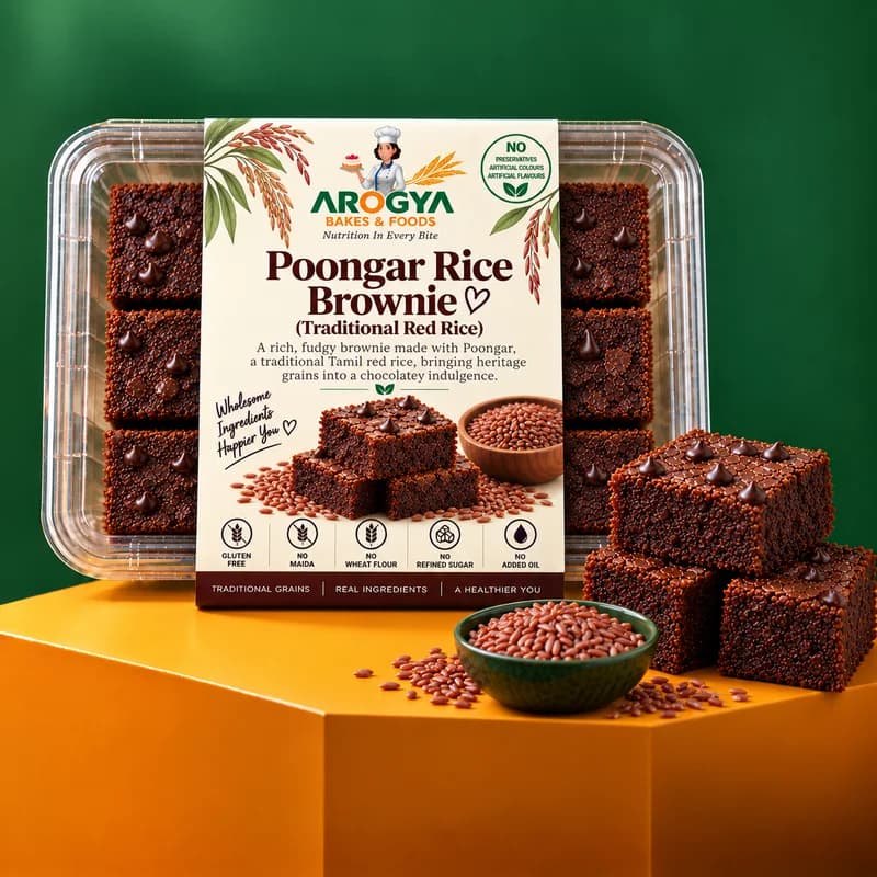 Poongar Rice Brownie