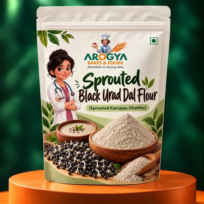 Sprouted Black Urad Dal Flour