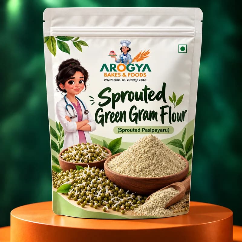 Sprouted Green Gram (Pasipayaru) Flour