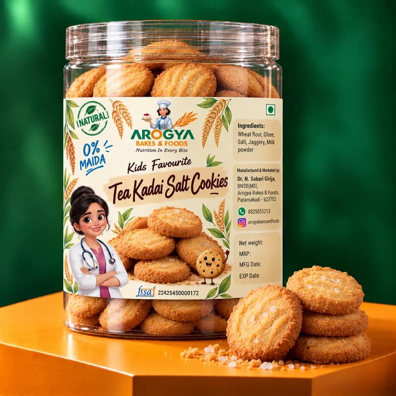 Tea Kadai Salt Cookies