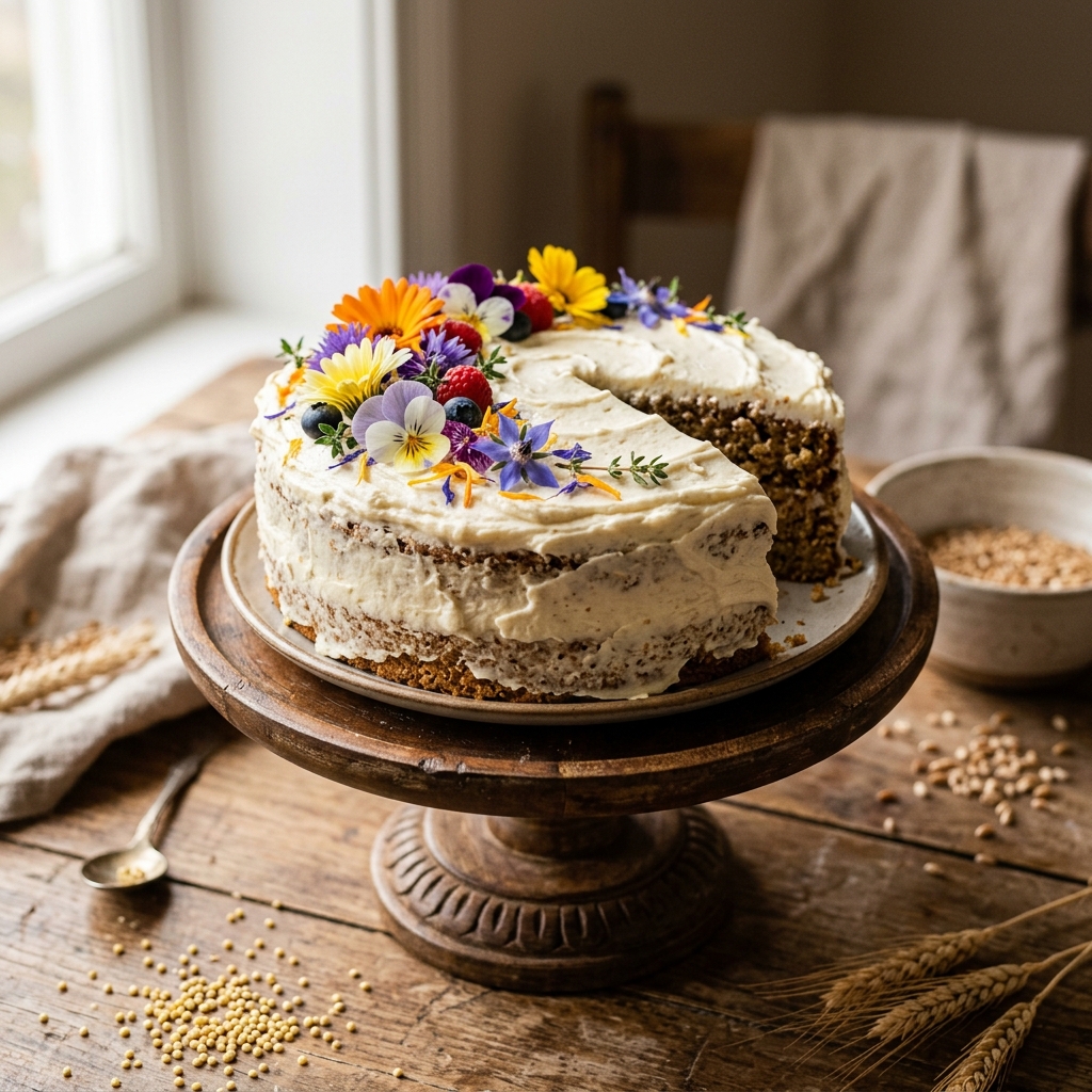 Millet Carrot Cake