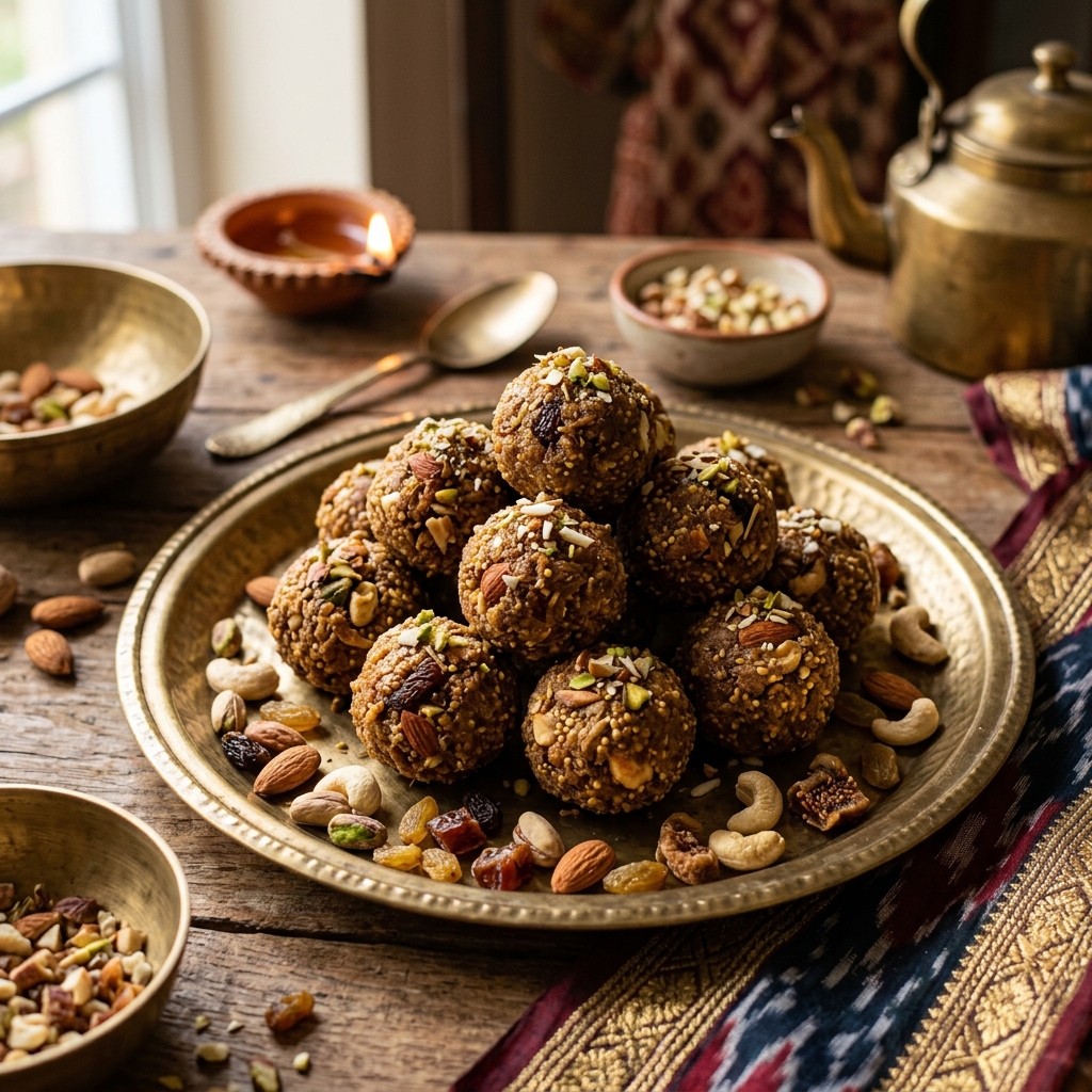 Ragi Jaggery Laddu