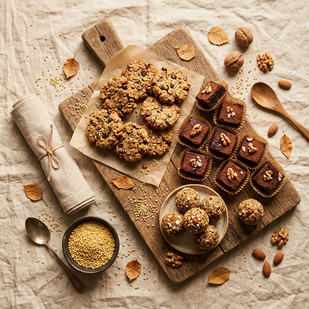 Arogya Bakes Doctor Crafted Millet Brownies, Cookies and Snacks