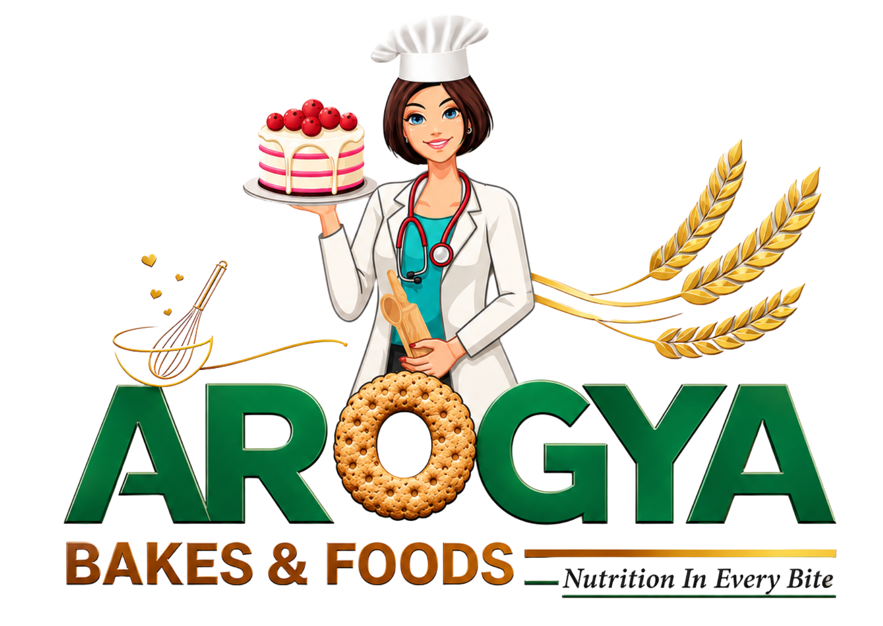 Arogya Bakes & Foods Logo